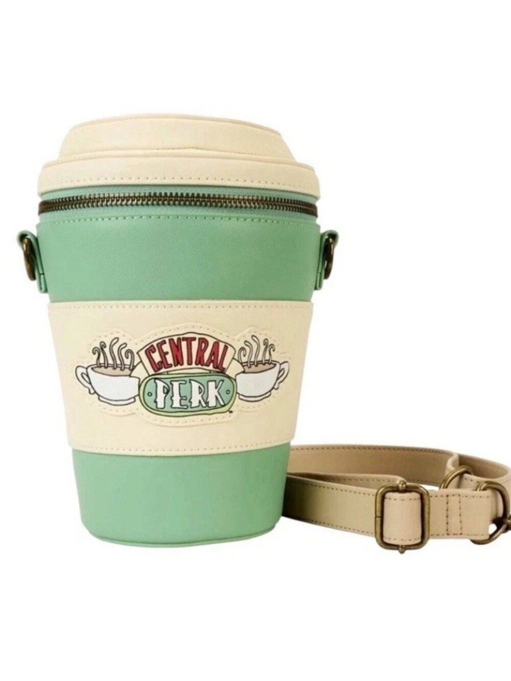 Loungefly Friends Central Perk To Go Coffee Cup Scented Crossbody Bag NWT